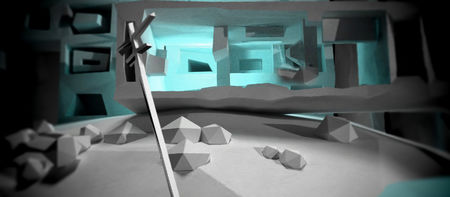 Maybe a wooden stick, maybe a gentle spirit